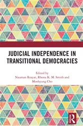 Book cover of Judicial Independence in Transitional Democracies by Nauman Reayat