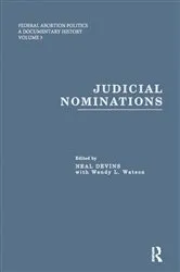 Book cover of Judicial Nominations by Neal Devins