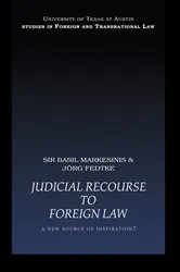 Book cover of Judicial Recourse to Foreign Law by Basil Markesinis