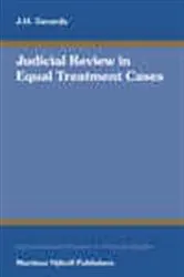 Book cover of Judicial Review in Equal Treatment Cases by J. H.  Gerards