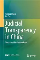 Book cover of Judicial Transparency in China by Yiming Wang