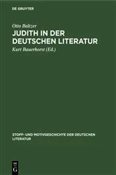 Book cover of Judith in der deutschen Literatur by Otto Baltzer