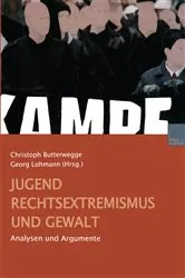 Book cover of Jugend, Rechtsextremismus und Gewalt by Christoph Butterwegge