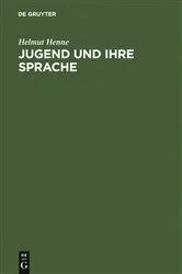 Book cover of Jugend und ihre Sprache by Helmut Henne