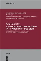Book cover of Jugendschutztatbestände im 13. Abschnitt des StGB by Ralf Gnüchtel