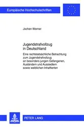 Book cover of Jugendstrafvollzug in Deutschland by Jochen Werner