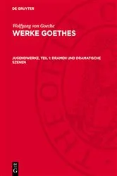 Book cover of Jugendwerke, Teil 1: Dramen und Dramatische Szenen by Unknown