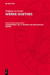 Book cover of Jugendwerke, Teil 2: Dramen und Dramatische Szenen by Hanna Fischer-Lamberg
