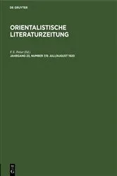 Book cover of Juli/August 1920 by F. E. Peiser