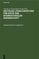 Book cover of Juli/August 1973 by Akademie der Wissenschaften der DDR