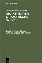 Book cover of Julius Cäsar. Was ihr wollt. Der Sturm (6th ed.) by August Wilhelm Schlegel