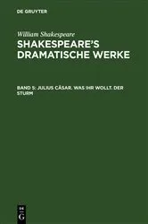 Book cover of Julius Cäsar. Was ihr wollt. Der Sturm by A Schmidt
