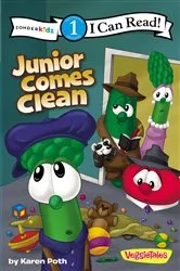 Book cover of Junior Comes Clean / VeggieTales / I Can Read! by Karen Poth