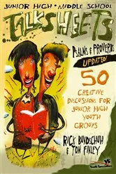 Book cover of Junior High and Middle School Talksheets Psalms and Proverbs-Updated! by Rick Bundschuh