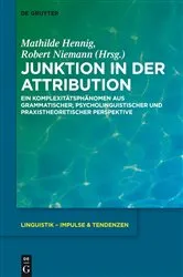 Book cover of Junktion in der Attribution by Mathilde Hennig