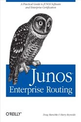 Book cover of JUNOS Enterprise Routing by Doug Marschke