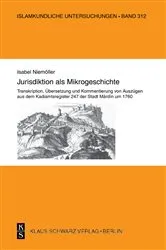 Book cover of Jurisdiktion als Mikrogeschichte. by Isabel Niemöller