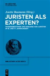 Book cover of Juristen als Experten? by Anette Baumann