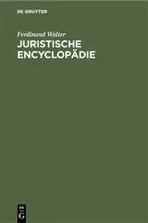 Book cover of Juristische Encyclopädie by Unknown