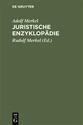 Book cover of Juristische Enzyklopädie (4th ed.) by Unknown