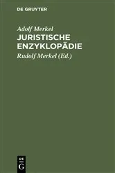 Book cover of Juristische Enzyklopädie (7th ed.) by Unknown