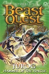 Book cover of Jurog, Hammer of the Jungle by Adam Blade