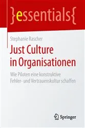 Book cover of Just Culture in Organisationen by Stephanie Rascher