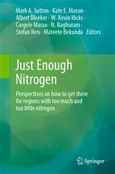 Book cover of Just Enough Nitrogen by Mark A. Sutton