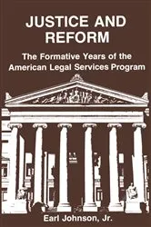 Book cover of Justice and Reform by Earl Johnson