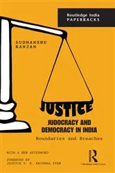 Book cover of Justice, Judocracy and Democracy in India by Sudhanshu Ranjan
