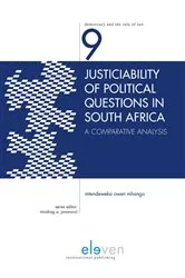 Book cover of Justiciability of Political Questions in South Africa by Mtendeweka Owen Mhango