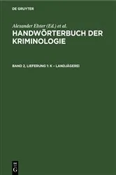 Book cover of K – Landjägerei by Unknown