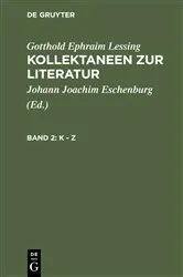 Book cover of K - Z by Johann Joachim Eschenburg