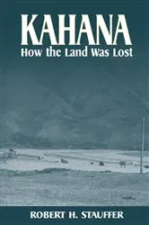 Book cover of Kahana by Robert H. Stauffer