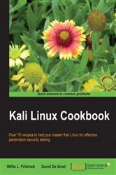 Book cover of Kali Linux Cookbook by Willie L. Pritchett