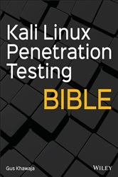 Book cover of Kali Linux Penetration Testing Bible by Gus Khawaja