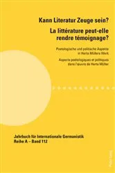 Book cover of Kann Literatur Zeuge sein?- La littérature peut-elle rendre témoignage ? by Hans-Gert Roloff