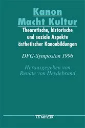 Book cover of Kanon Macht Kultur by Renate von Heydebrand