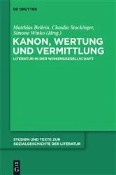 Book cover of Kanon, Wertung und Vermittlung by Matthias Beilein