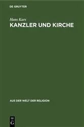Book cover of Kanzler und Kirche by Hans Kars
