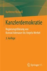 Book cover of Kanzlerdemokratie (3rd ed.) by Karlheinz Niclauß