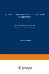 Book cover of Kapauku — Malayan — Dutch — English Dictionary by Unknown