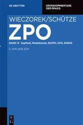 Book cover of KapMuG, MediationsG, EGZPO, GVG, EGGVG (5th ed.) by Fabian Reuschle