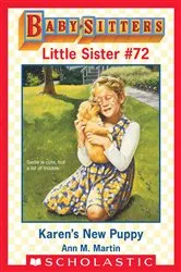 Book cover of Karen's New Puppy (Baby-Sitters Little Sister #72) by Ann M. Martin