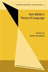 Book cover of Karl Bühler's Theory of Language/Karl Bühlers Sprachtheorie by Achim Eschbach