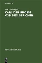 Book cover of Karl der Große von dem Stricker by Karl Bartsch