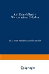 Book cover of Karl Heinrich Bauer, Worte zu Seinem Gedenken by Karl Heinrich Bauer