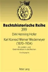 Book cover of Karl Konrad Werner Wedemeyer (1870-1934) by Rudolf Meyer-Pritzl