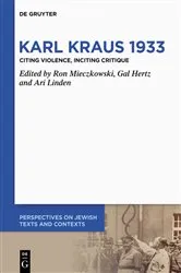 Book cover of Karl Kraus 1933 by Gal Hertz
