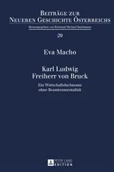 Book cover of Karl Ludwig Freiherr von Bruck by Bertrand-Michael Buchmann